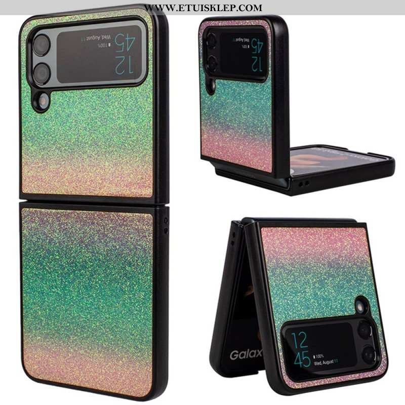 Etui do Samsung Galaxy Z Flip 4 Etui Folio Brokatowe Gradienty